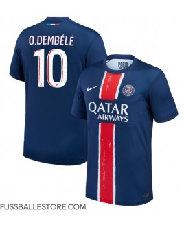 Günstige Paris Saint-Germain Ousmane Dembele #10 Heimtrikot 2024-25 Kurzarm